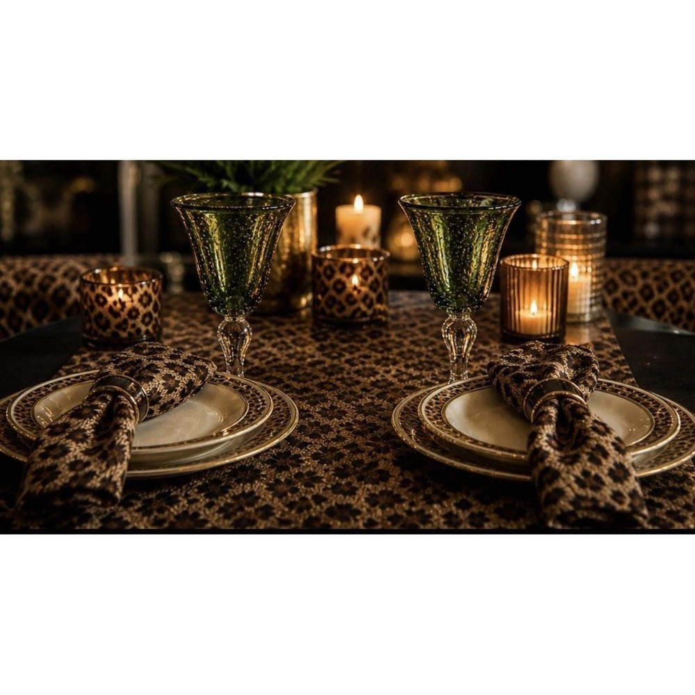 Artland Iris Emerald Sage Green Hand Blown Water| Wine Bubble Glass Goblet Set 2